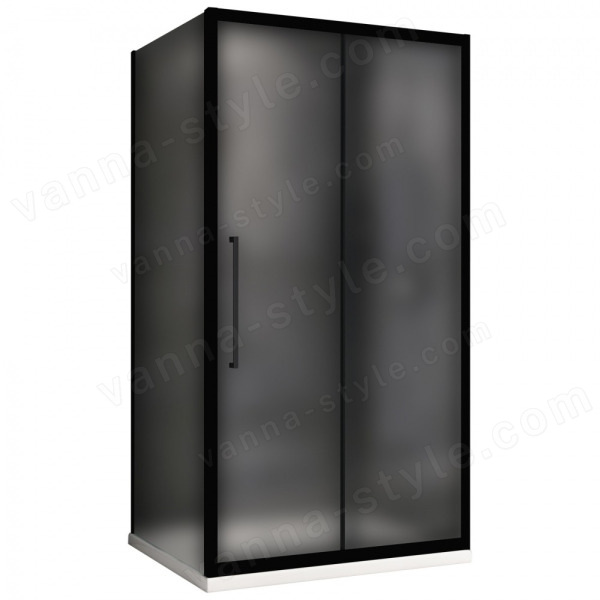 Душевой уголок Abber Schwarzer Diamant AG30110BMH-S70BM 110x70 раздвижн 110x70 раздвижной, профиль черный