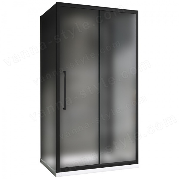 Душевой уголок Abber Schwarzer Diamant AG30110BMH-S70BM-S70BM 110x70 ра 110x70 раздвижной, профиль черный