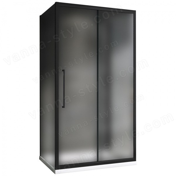 Душевой уголок Abber Schwarzer Diamant AG30110BMH-S90BM-S90BM 110x90 ра 110x90 раздвижной, профиль черный