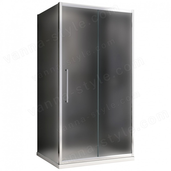 Душевой уголок Abber Schwarzer Diamant AG30120MH-S80M 120x80 раздвижной 120x80 раздвижной, профиль хром