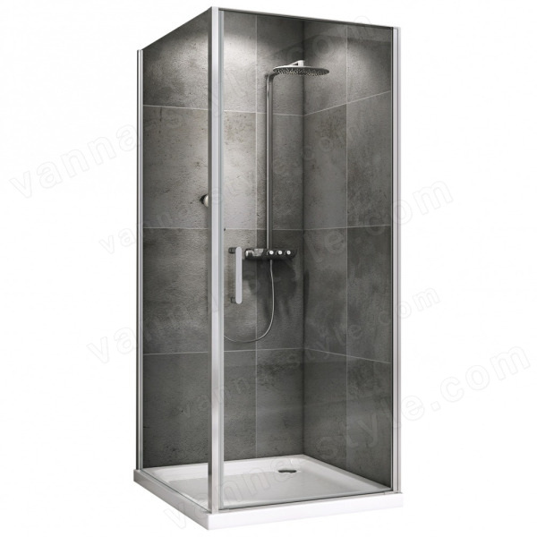 Душевой уголок Abber Sonnenstrand AG04060-S75 60x75 распашной, профиль  60x75 распашной, профиль хром