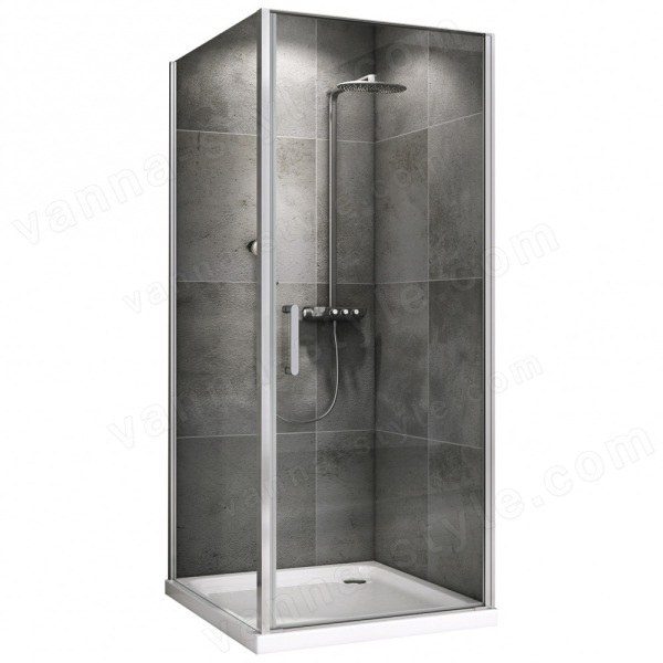 Душевой уголок Abber Sonnenstrand AG04060-S80 60x80 распашной, профиль  60x80 распашной, профиль хром