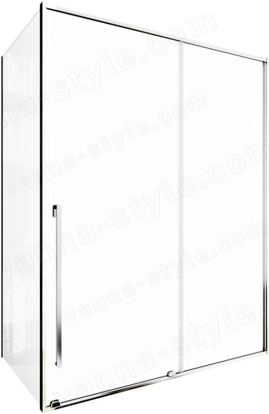 Душевой уголок Allen Brau Fantasy 3.11010.00+3.11013.00 160x90 раздвижной раздвижной, профиль хром