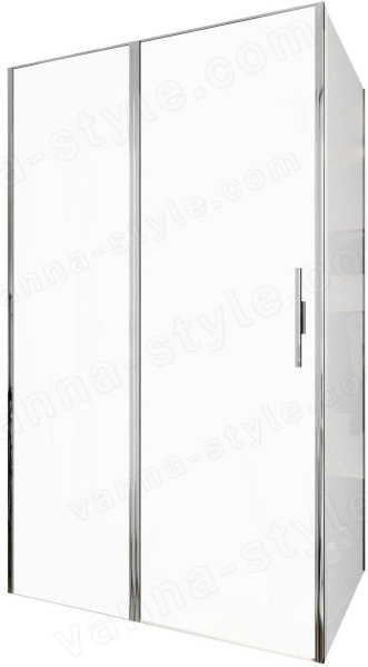Душевой уголок Allen Brau Priority 3.31031.00+3.31046.00 120x100 распашной, , профиль хром