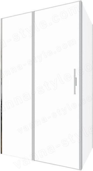 Душевой уголок Allen Brau Priority 3.31032.BA+3.31044.BA 120x90 распашной, п, профиль серебро