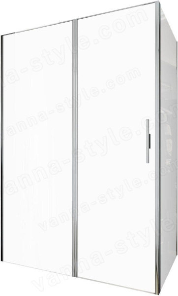 Душевой уголок Allen Brau Priority 3.31010.00+3.31019.00 140x100 распашной, , профиль хром