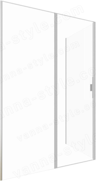 Душевой уголок Allen Brau Priority 3.31011.BA+3.31017.BA 140x90 распашной, п, профиль серебро