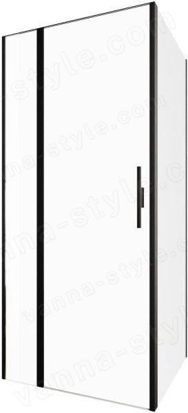 Душевой уголок Allen Brau Priority 3.31027.BBA+3.31048.BBA 90x100 распашной,, профиль черный