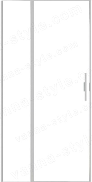 Душевая дверь Allen Brau Priority 3.31005.BA 100x200 распашная, профиль сер 100x200 распашная, профиль серебро