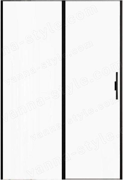 Душевая дверь Allen Brau Priority 3.31036.BBA 140x200 распашная, профиль че 140x200 распашная, профиль черный браш