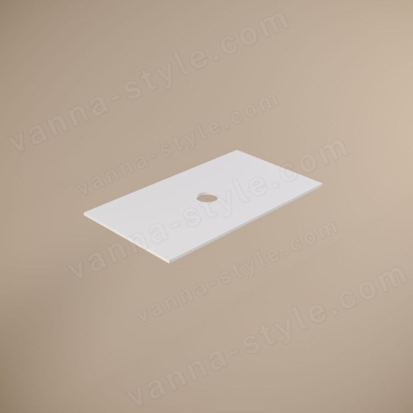 Столешница Allen Brau Activity 1.34024.K 100x46 из искусственного камня, белый 100x46 из искусственного камня, белый