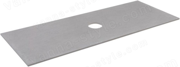 Столешница Allen Brau Fantasy 1.11011.DG-S 120x47 из керамогранита, пепел 120x47 из керамогранита, пепел
