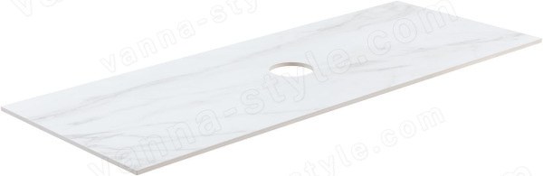 Столешница Allen Brau Fantasy 1.11011.M 120x47 из керамогранита, мрамор 120x47 из керамогранита, мрамор