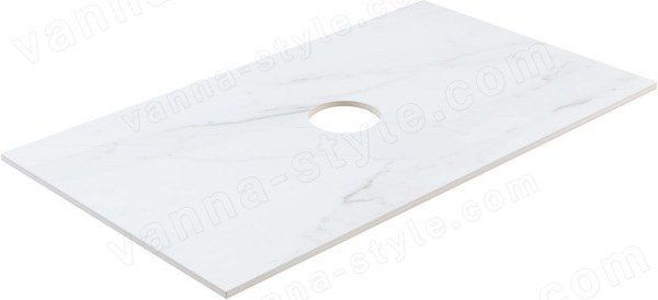 Столешница Allen Brau Fantasy 1.11009.M 80x47 из керамогранита, мрамор 80x47 из керамогранита, мрамор