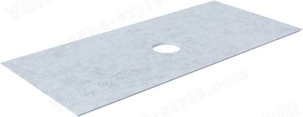 Столешница Allen Brau Infinity 1.21012.AL 100x46 из керамогранита, альба 100x46 из керамогранита, альба