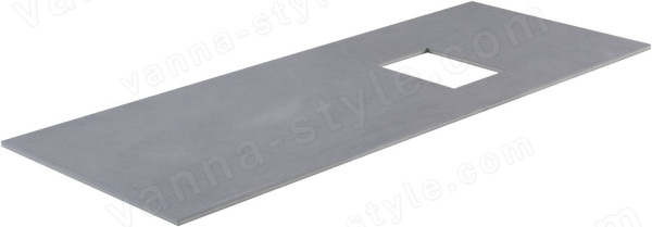 Столешница Allen Brau Infinity 1.21014.GR-S 120x46 из керамогранита, r графит 120x46 из керамогранита, r графит