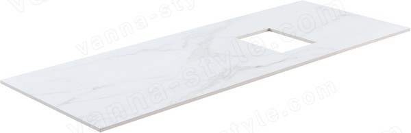 Столешница Allen Brau Infinity 1.21014.M 120x46 из керамогранита, r мрамор 120x46 из керамогранита, r мрамор