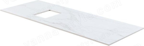 Столешница Allen Brau Infinity 1.21015.M 120x46 из керамогранита, l мрамор 120x46 из керамогранита, l мрамор