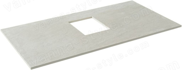 Столешница Allen Brau Infinity 1.21011.DG-S 85x46 из керамогранита, пепел 85x46 из керамогранита, пепел