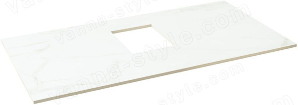 Столешница Allen Brau Infinity 1.21011.M 85x46 из керамогранита, мрамор 85x46 из керамогранита, мрамор