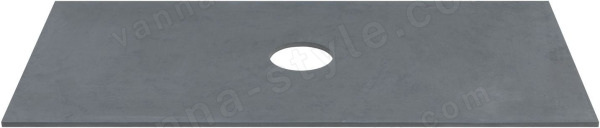 Столешница Allen Brau Liberty 1.33008.G 90x42 из керамогранита, графит 90x42 из керамогранита, графит