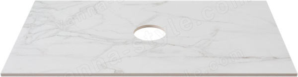 Столешница Allen Brau Liberty 1.33008.M 90x42 из керамогранита, мрамор 90x42 из керамогранита, мрамор