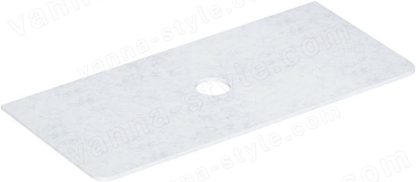Столешница Allen Brau Paris 1.36015.AL 100x46 из искусственного камня, альба 100x46 из искусственного камня, альба