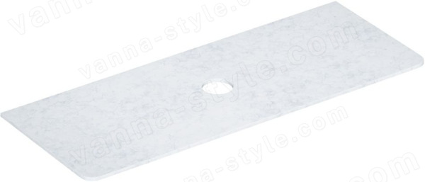 Столешница Allen Brau Paris 1.36016.AL 120x46 из искусственного камня, альба 120x46 из искусственного камня, альба