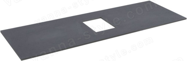 Столешница Allen Brau Priority 1.31012.G-S 120x41 из керамогранита, серый 120x41 из керамогранита, серый