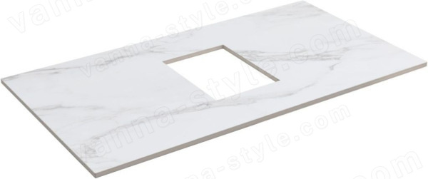 Столешница Allen Brau Priority 1.31010.M 80x41 из керамогранита, мрамор 80x41 из керамогранита, мрамор