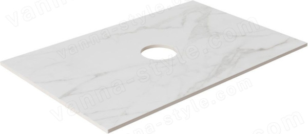 Столешница Allen Brau Reality 1.32022.M 70x46 из керамогранита, мрамор 70x46 из керамогранита, мрамор