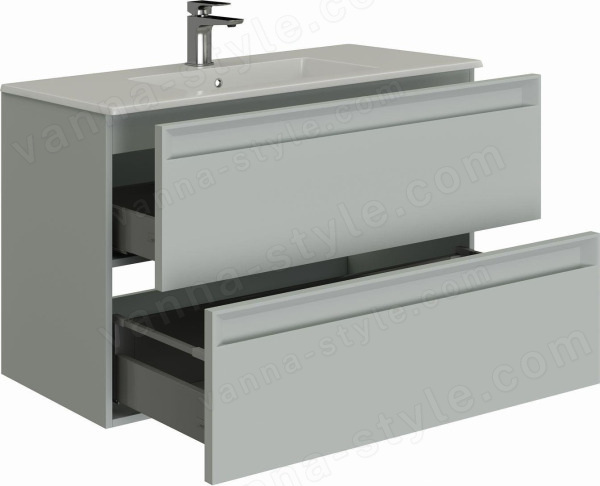Тумба под раковину Allen Brau Eclipse 1.E1002.PWM 80x46 2.0 папирус матовый папирус матовый
