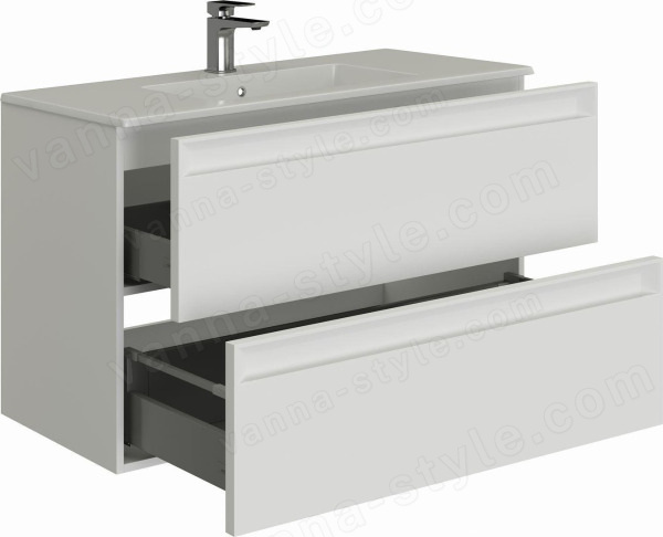 Тумба под раковину Allen Brau Eclipse 1.E1002.WM 80x46 2.0 белый матовый белый матовый
