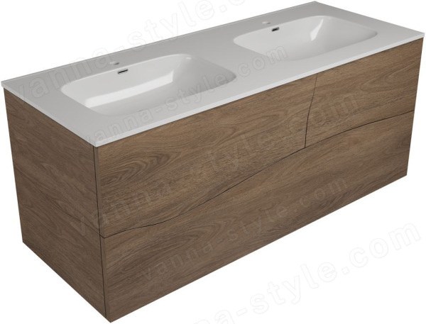 Тумба под раковину Allen Brau Glority 1.35004.NW 120x46 дуб антик 120x46 дуб антик