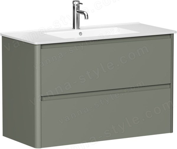 Тумба под раковину Allen Brau Gravity 1.370010.CGM 100x45 олива матовая 100x45 олива матовая