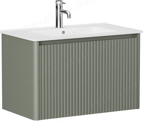 Тумба под раковину Allen Brau Gravity 1.370017.CGM 80x45 олива матовая 80x45 олива матовая