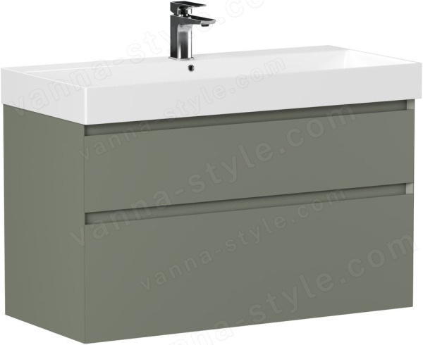 Тумба под раковину Allen Brau Infinity 1.210027.CGM 100x43 олива матовая 100x43 олива матовая
