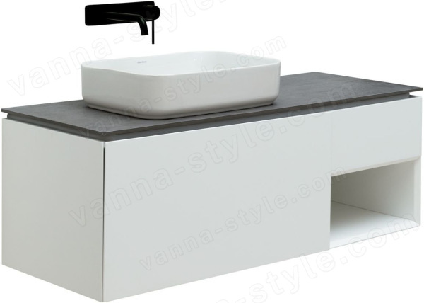 Тумба под раковину Allen Brau Infinity 1.21006.WM 120x45 L белый матовый 120x45 L белый матовый