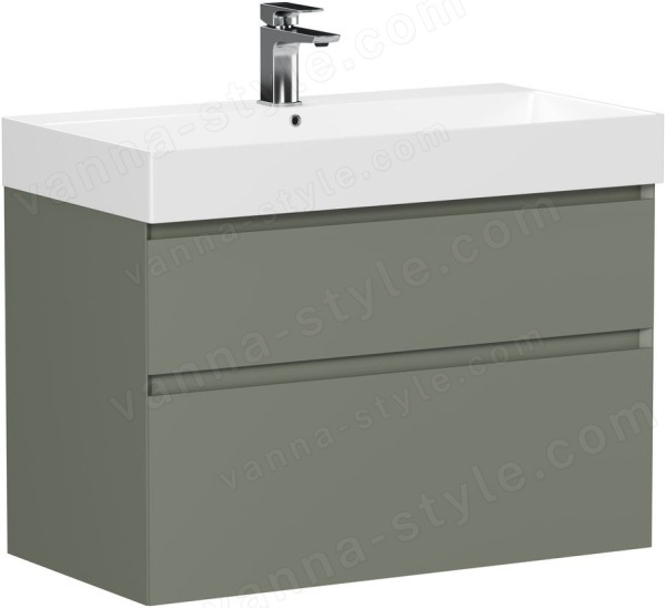Тумба под раковину Allen Brau Infinity 1.210026.CGM 85x43 олива матовая 85x43 олива матовая