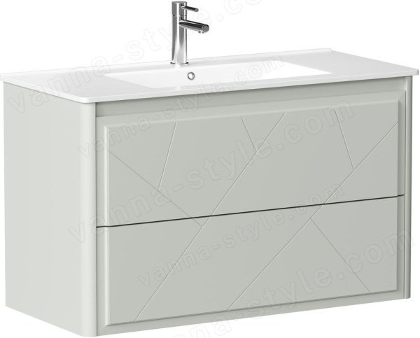 Тумба под раковину Allen Brau Paris 1.360002.PWM 100x46 папирус матовый 100x46 папирус матовый