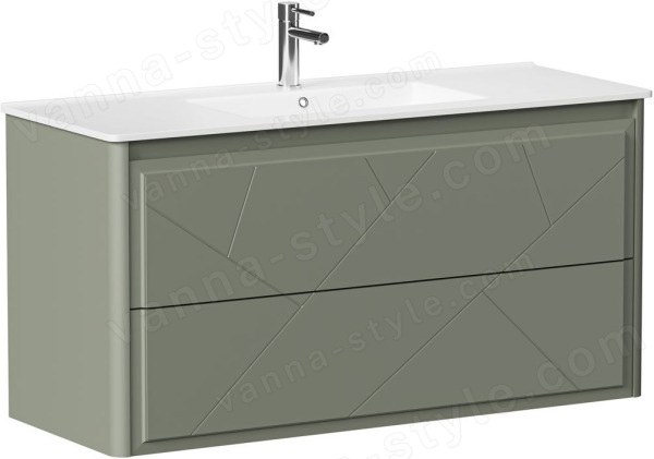 Тумба под раковину Allen Brau Paris 1.360003.CGM 120x46 олива матовая 120x46 олива матовая