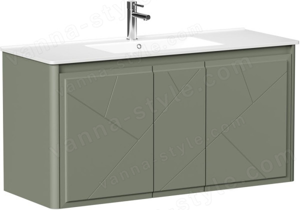 Тумба под раковину Allen Brau Paris 1.360004.CGM 120x46 олива матовая 120x46 олива матовая