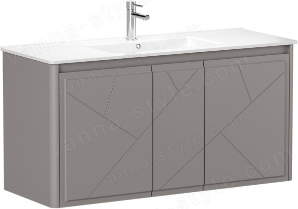 Тумба под раковину Allen Brau Paris 1.360004.PGM 120x46 платина матовый 120x46 платина матовый