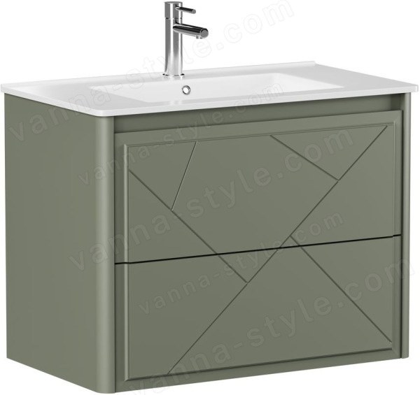 Тумба под раковину Allen Brau Paris 1.360001.CGM 80x46 олива матовая 80x46 олива матовая