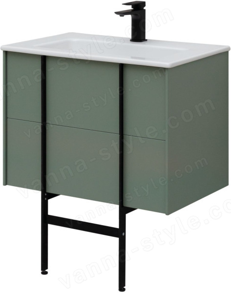Тумба под раковину Allen Brau Reality 1.32004.CGM 70x46 олива матовая 70x46 олива матовая