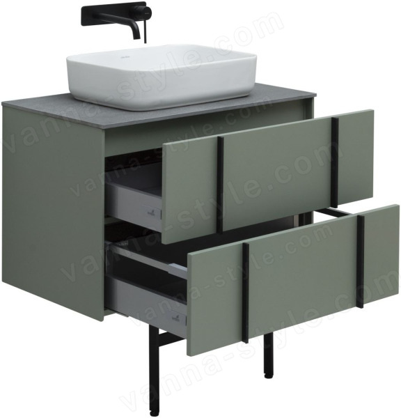 Тумба под раковину Allen Brau Reality 1.32005.CGM 80x46 олива матовая 80x46 олива матовая