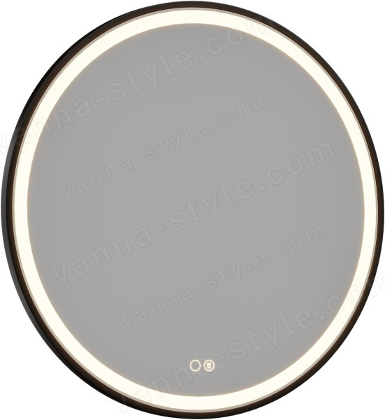Зеркало с подсветкой Allen Brau Gravity 80 1.37002.BL 80x80, черный 80x80, черный