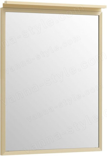 Зеркало с подсветкой Allen Brau Priority 60 1.31013.03 60x75, латунь брашированная 60x75, латунь брашированная