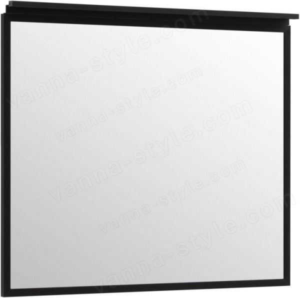 Зеркало с подсветкой Allen Brau Priority 90 1.31016.BB 90x75, черный брашированный