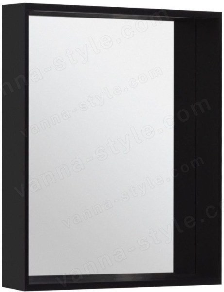 Зеркало с подсветкой Allen Brau Reality 60 1.32016.BB 60x75, черный брашированный 60x75, черный брашированный